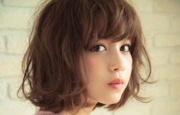 愛されボブって前髪ありパーマの髪型(ヘアスタイル)らしい\u2026これでモテ髪に\u2026