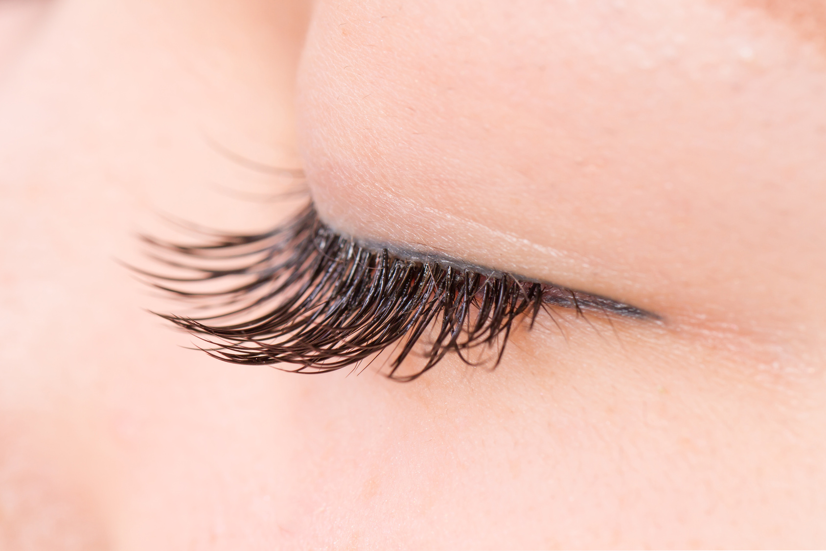 つけまつげ False eyelashes of the Asian woman