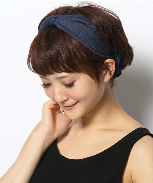 パーティー 髪型 ショート カチューシャ